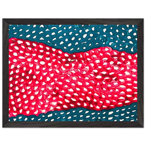 WAVES 1953 by Yayoi Kusama — Framed art print at Zephyeer