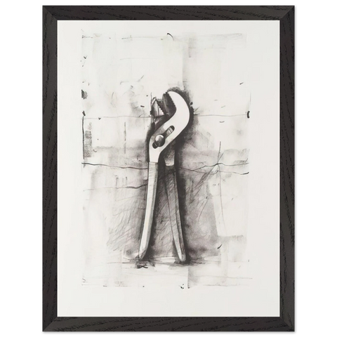 UNTITLED FROM TEN WINTER TOOLS 1973 by Jim Dine — Framed art print at Zephyeer