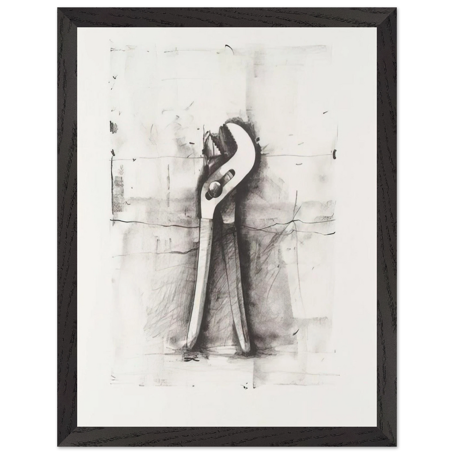 UNTITLED FROM TEN WINTER TOOLS 1973 by Jim Dine — Framed art print at Zephyeer