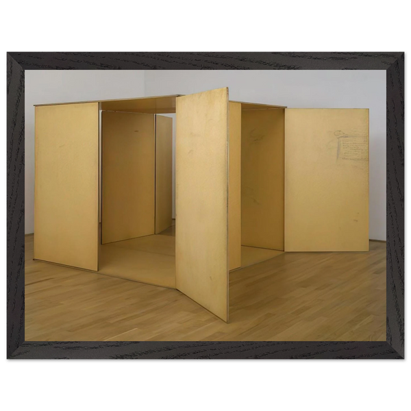 Prototype for Revolving Vane - 1968 by Charlotte Posenenske — Framed art print at Zephyeer