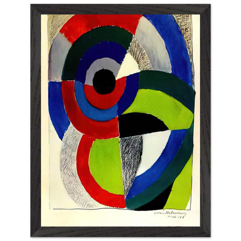 REVOLUTION AFFICHE by Sonia Delaunay — Framed art print at Zephyeer