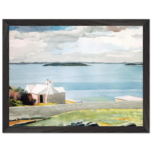 INLAND WATER BERMUDA by Winslow Homer — Framed art print at Zephyeer