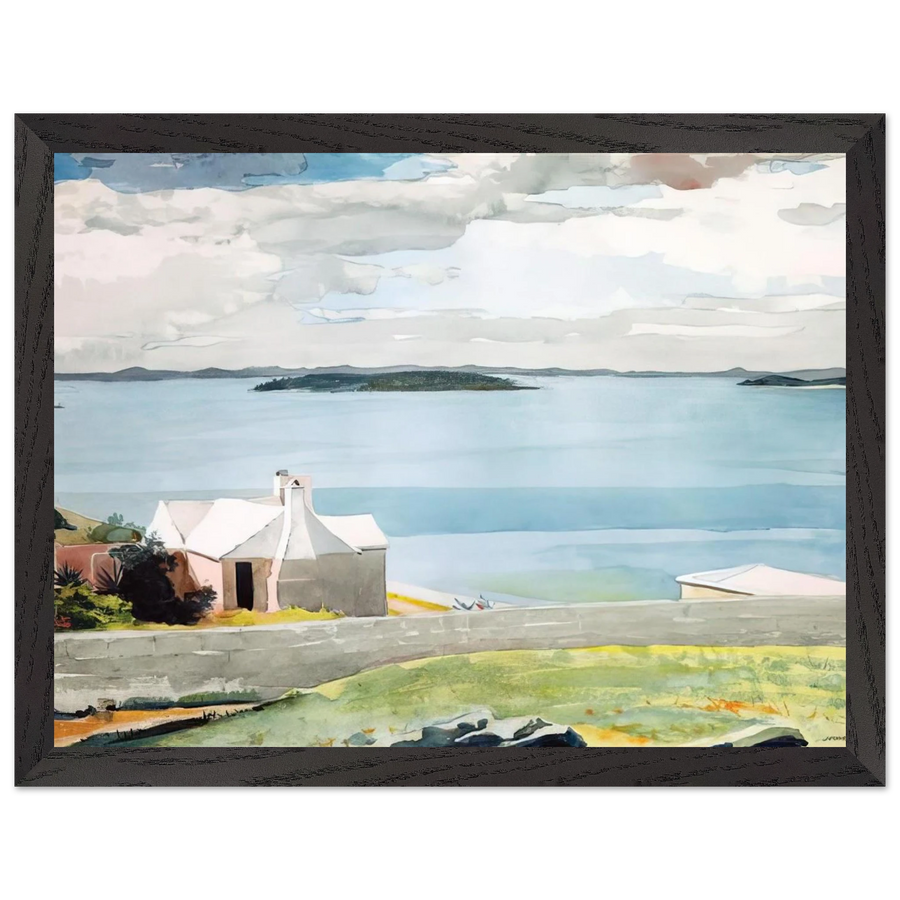 INLAND WATER BERMUDA by Winslow Homer — Framed art print at Zephyeer
