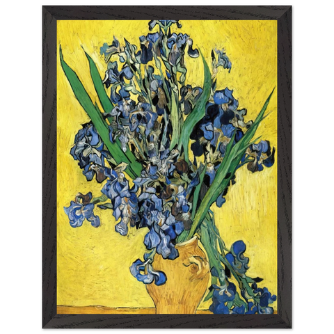 Still Life with Irises by Vincent van Gogh — Framed art print at Zephyeer