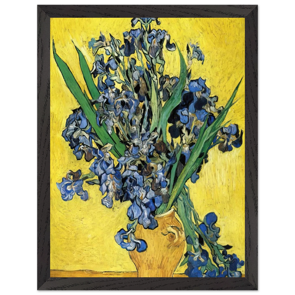 Still Life with Irises by Vincent van Gogh — Framed art print at Zephyeer