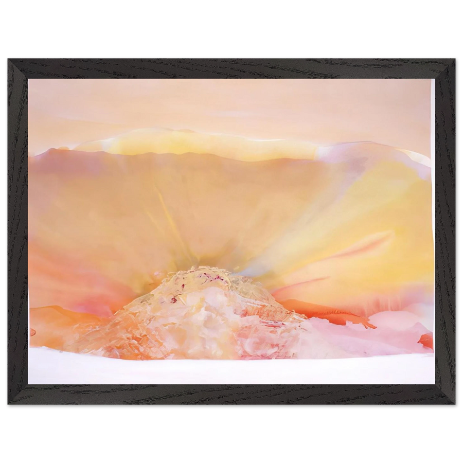 Eye Of The Pyramid Version I - 1988 by Ronnie Landfield — Framed art print at Zephyeer