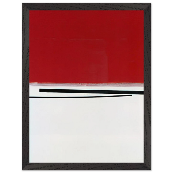 SQUARE MOTIF IN WHITE AND INDIAN RED 1960 by Victor Pasmore — Framed art print at Zephyeer