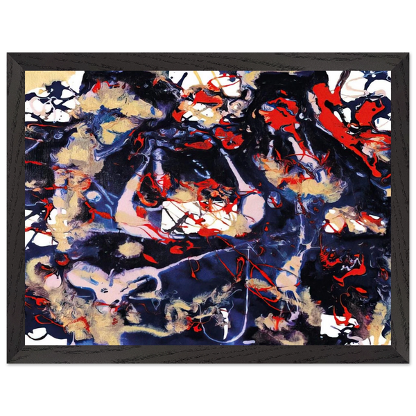 Untitled  SFP94-77  SFF 1753 by Sam Francis — Framed art print at Zephyeer