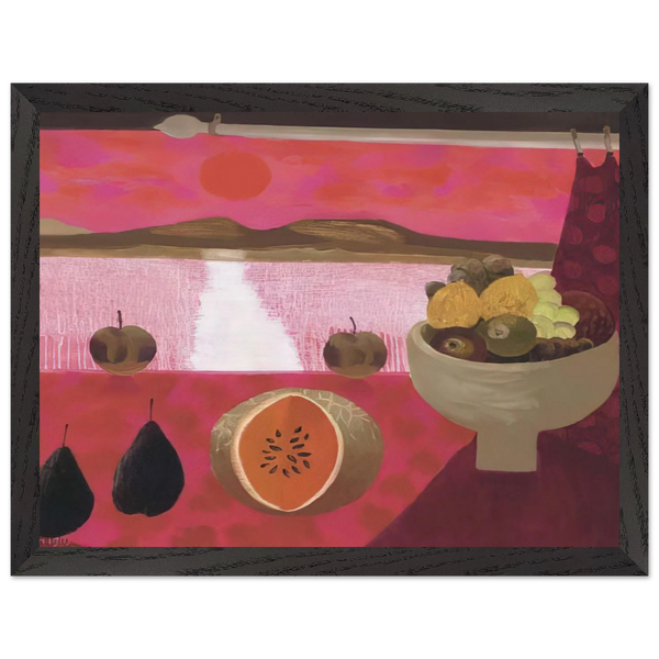 Still life with fruit - 1997 by Mary Fedden — Framed art print at Zephyeer