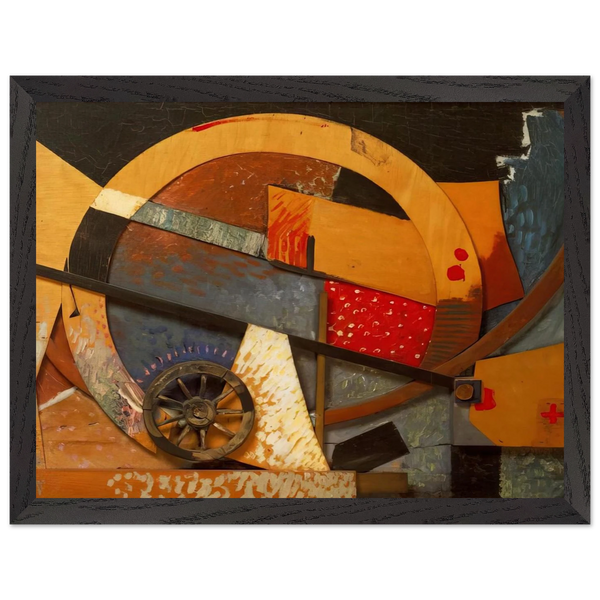 NEW MERZPICTURE 1931 by Kurt Schwitters — Framed art print at Zephyeer