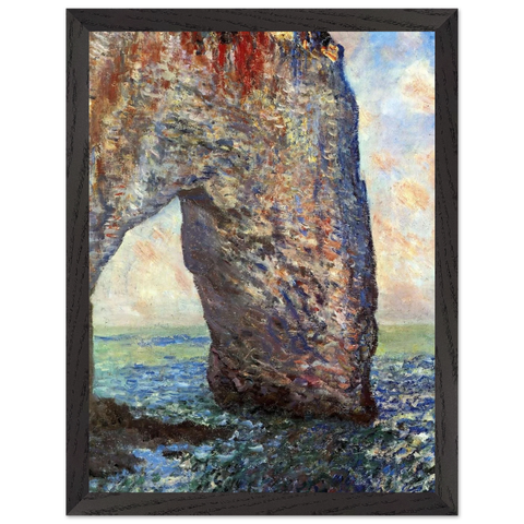 The Mannerport near Etretat by Claude Monet — Framed art print at Zephyeer
