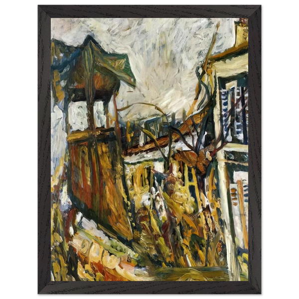 PARISIAN SUBURB by Chaim Soutine — Framed art print at Zephyeer