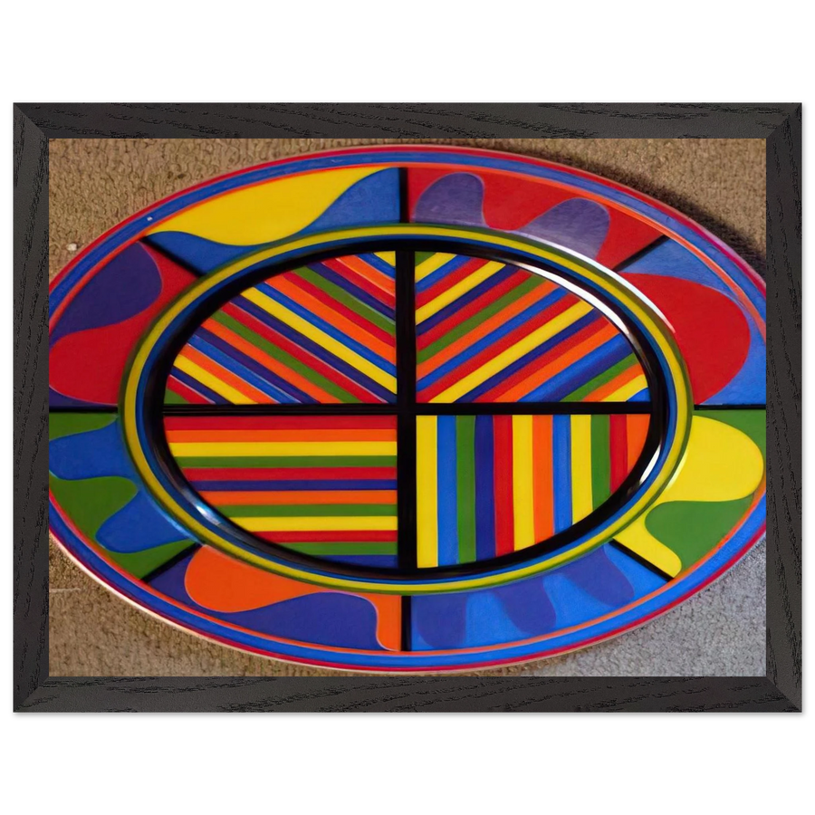 Lines in Four Directions by Sol LeWitt — Framed art print at Zephyeer