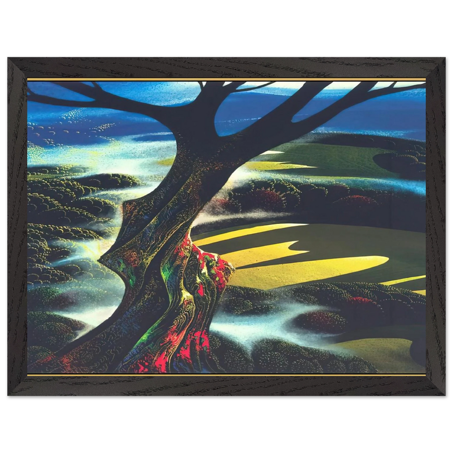 Autumn Shadows by Eyvind Earle — Framed art print at Zephyeer
