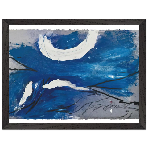 GG-10 - 1991 by Emil Schumacher — Framed art print at Zephyeer