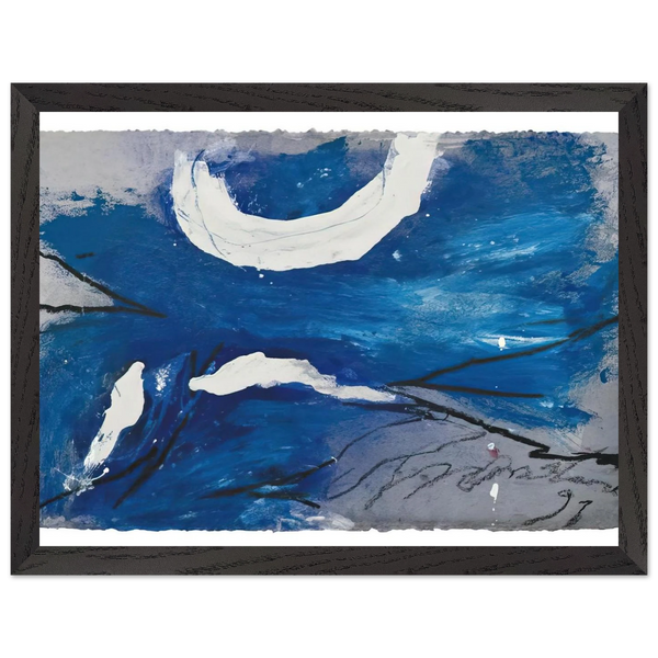 GG-10 - 1991 by Emil Schumacher — Framed art print at Zephyeer