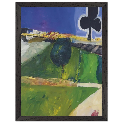 Landscape with Figure by Richard Diebenkorn — Framed art print at Zephyeer