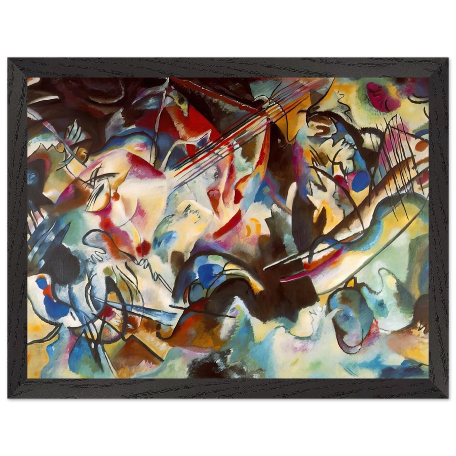 COMPOSITION VI 1913 by Wassily Kandinsky — Framed art print at Zephyeer