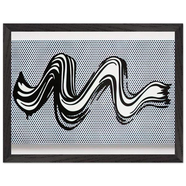 BRUSHSTROKE 1965 by Roy Lichtenstein — Framed art print at Zephyeer