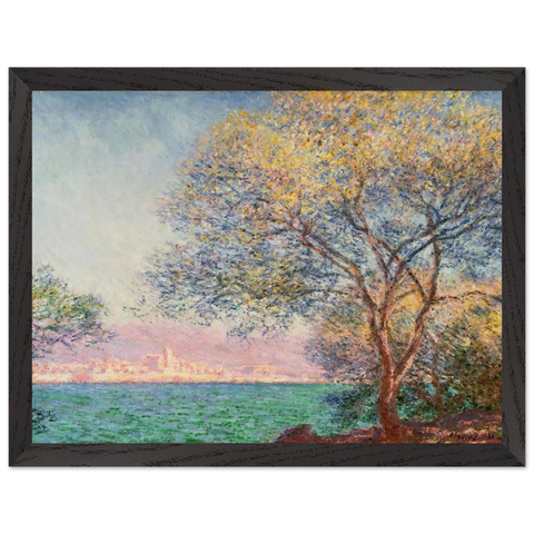 Antibes in the Morning by Claude Monet — Framed art print at Zephyeer