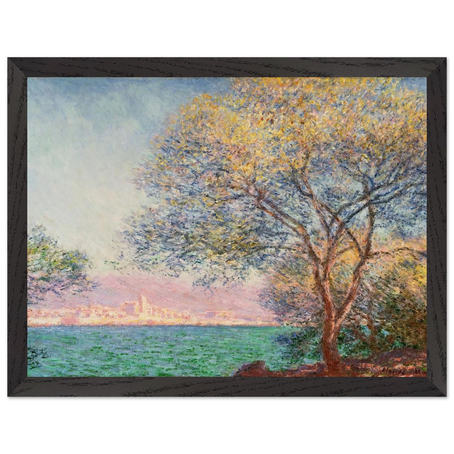 Antibes in the Morning by Claude Monet — Framed art print at Zephyeer