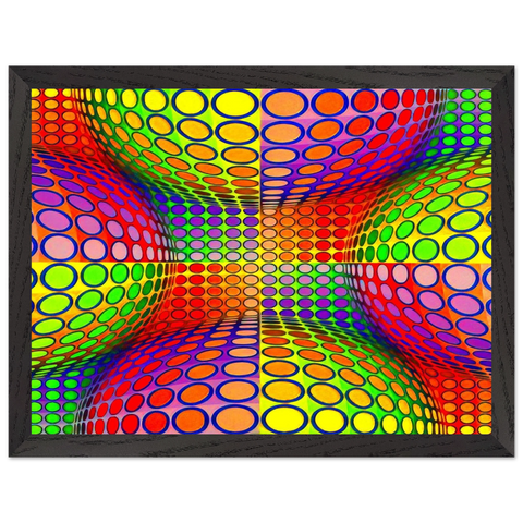 Vega-Lep - 1970 by Victor Vasarely — Framed art print at Zephyeer