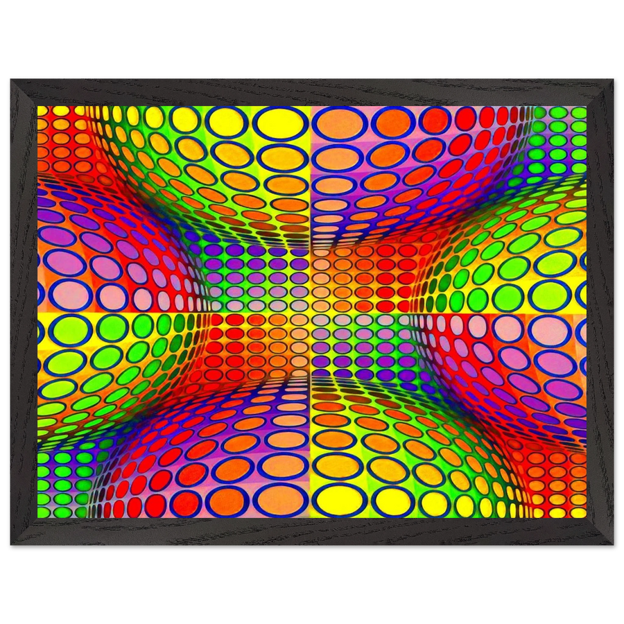 Vega-Lep - 1970 by Victor Vasarely — Framed art print at Zephyeer