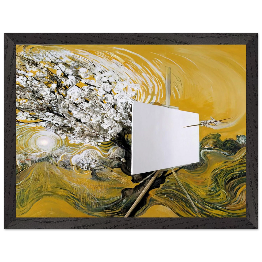 The Blossom Tree - 1982 by Brett Whiteley — Framed art print at Zephyeer
