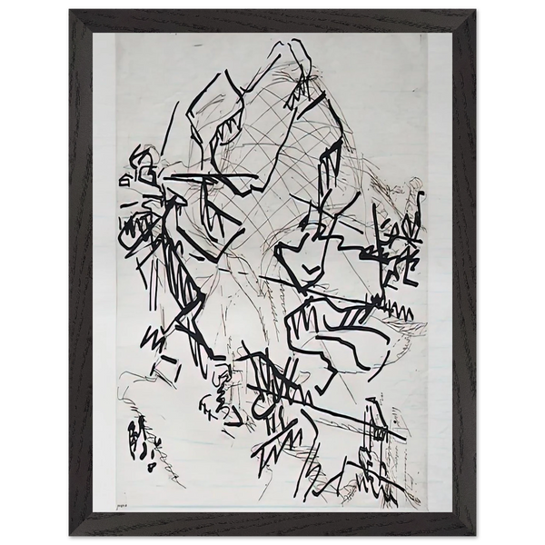 TREE AT TRETIRE II by Frank Auerbach — Framed art print at Zephyeer