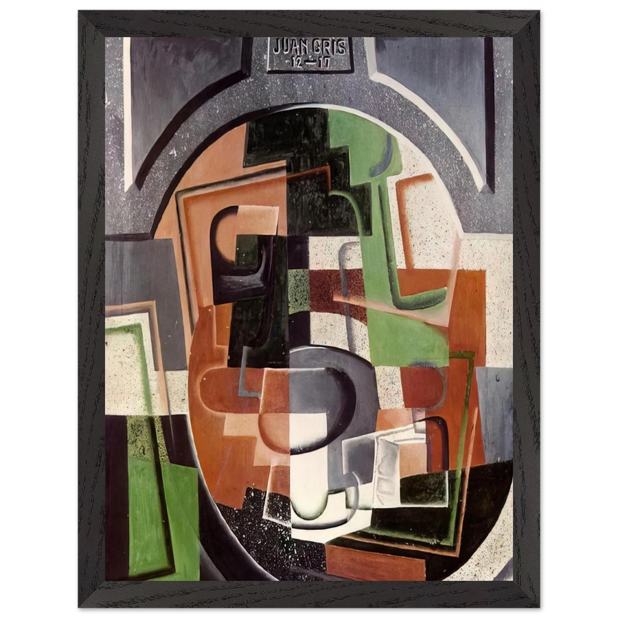 STILL LIFE ON PLAQUE 1917 by Juan Gris — Framed art print at Zephyeer