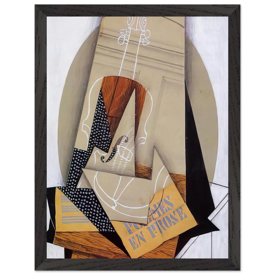 COMPOSITION WITH VIOLIN by Juan Gris — Framed art print at Zephyeer