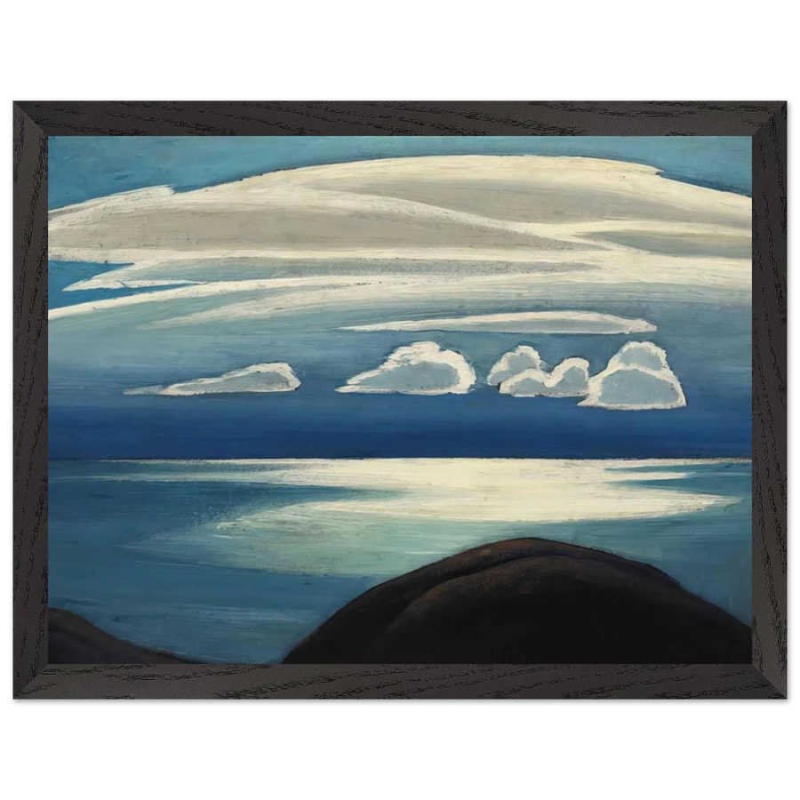 Lake Superior - 1928 by Lawren Harris — Framed art print at Zephyeer