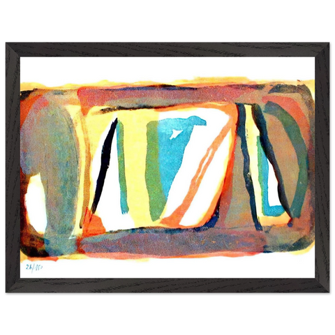Etendue - 1974 by Bram van Velde — Framed art print at Zephyeer