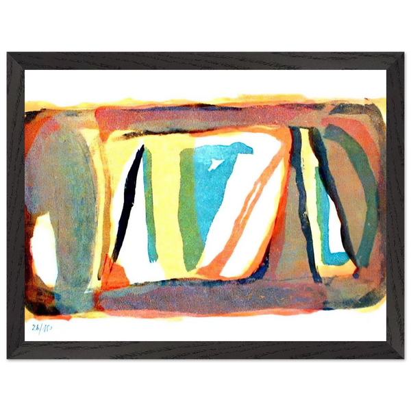 Etendue - 1974 by Bram van Velde — Framed art print at Zephyeer