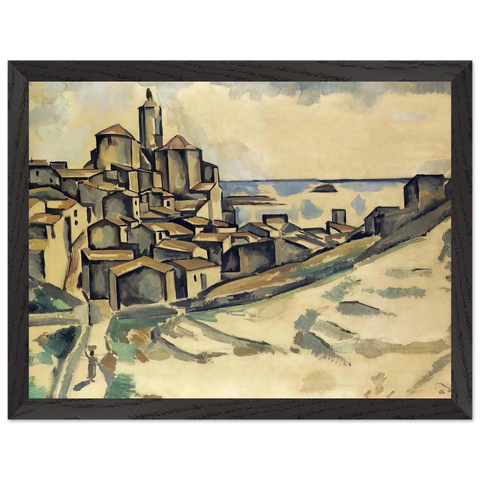 LANDSCAPE AT CADAQUES by Andre Derain — Framed art print at Zephyeer