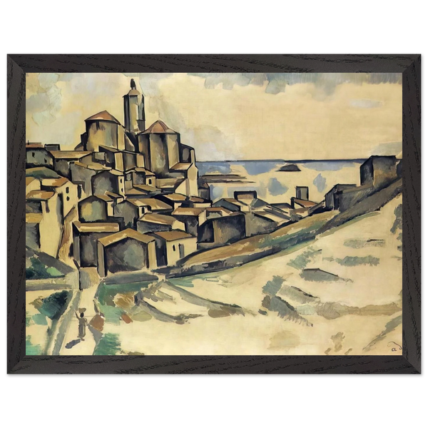 LANDSCAPE AT CADAQUES by Andre Derain — Framed art print at Zephyeer