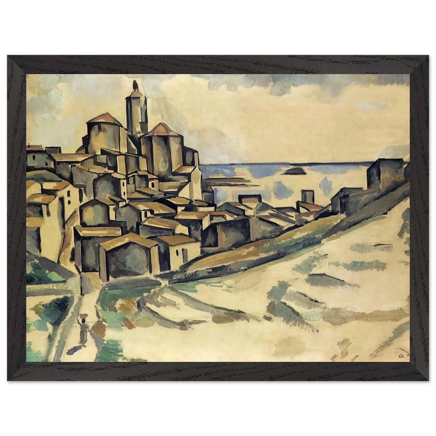 LANDSCAPE AT CADAQUES by Andre Derain — Framed art print at Zephyeer