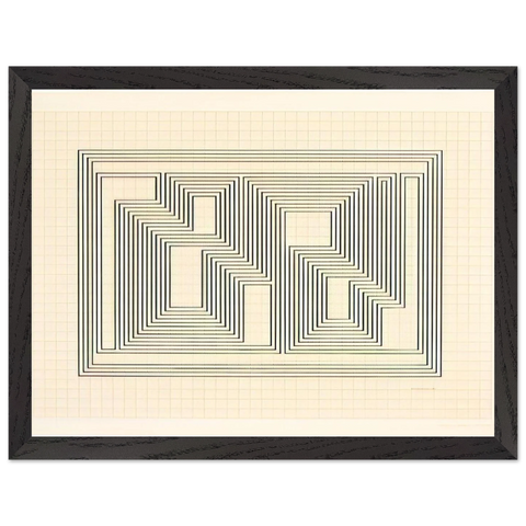 GRAPHIC TECTONIC 1941 by Josef Albers — Framed art print at Zephyeer