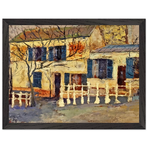 LAPIN AGILE 1 by Maurice Utrillo — Framed art print at Zephyeer