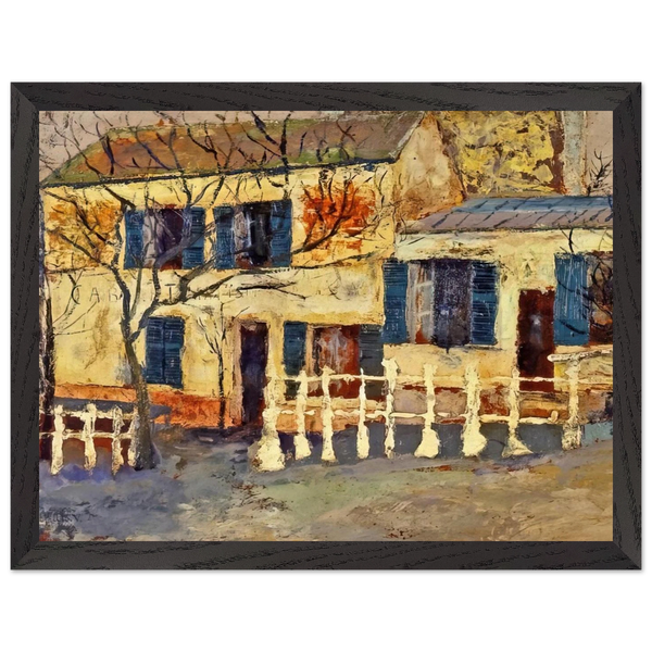 LAPIN AGILE 1 by Maurice Utrillo — Framed art print at Zephyeer