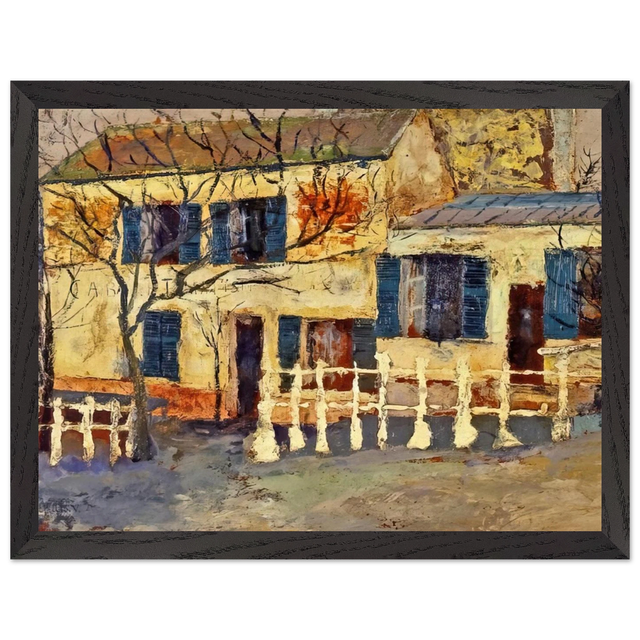 LAPIN AGILE 1 by Maurice Utrillo — Framed art print at Zephyeer