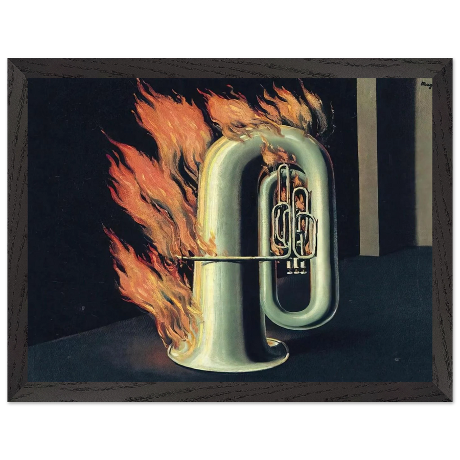 THE DISCOVERY OF FIRE 1935 by Rene Magritte — Framed art print at Zephyeer