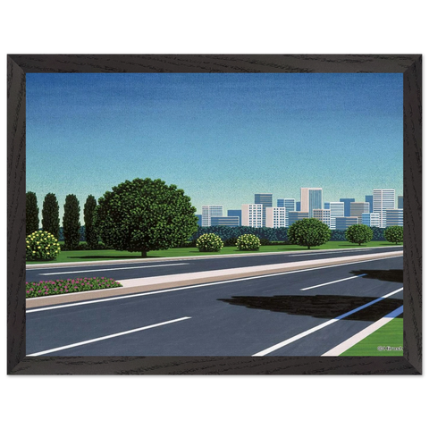 City Highway by Hiroshi Nagai — Framed art print at Zephyeer