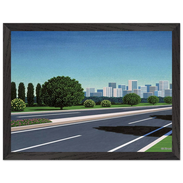 City Highway by Hiroshi Nagai — Framed art print at Zephyeer