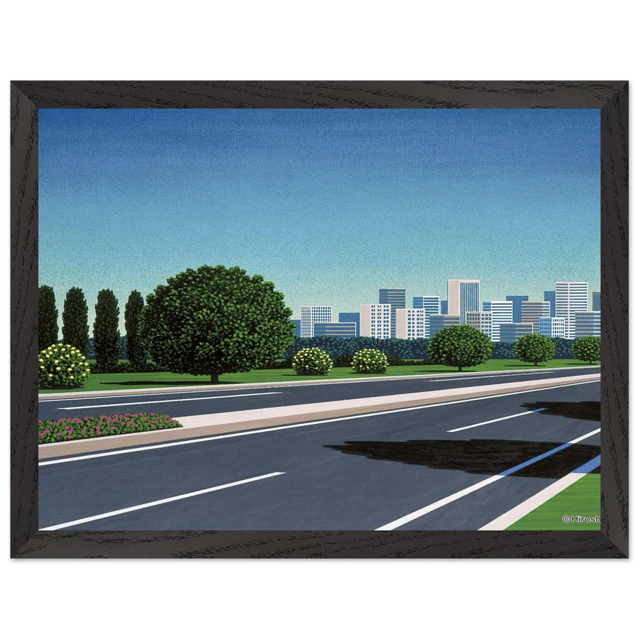 City Highway by Hiroshi Nagai — Framed art print at Zephyeer