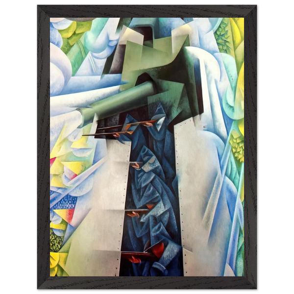 ARMTRAIN by Carlo Carra — Framed art print at Zephyeer