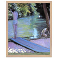 BATHER PREPARING TO DIVE by Gustave Caillebotte — Framed art print at Zephyeer