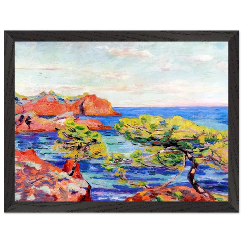 Le Trayas - 1907 by Armand Guillaumin — Framed art print at Zephyeer