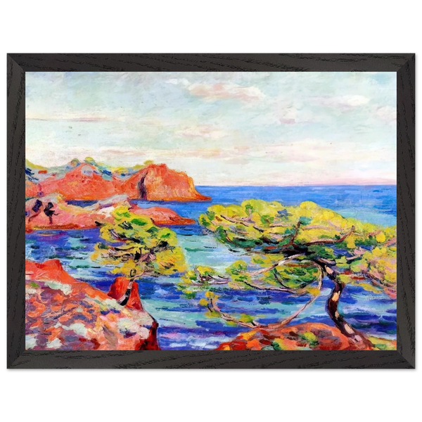 Le Trayas - 1907 by Armand Guillaumin — Framed art print at Zephyeer