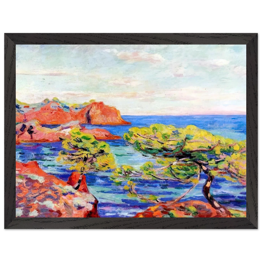 Le Trayas - 1907 by Armand Guillaumin — Framed art print at Zephyeer